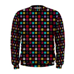 N Pattern Holiday Gift Star Snow Men s Sweatshirt