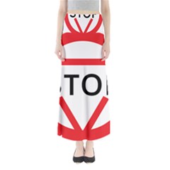 Stop Sign Maxi Skirts