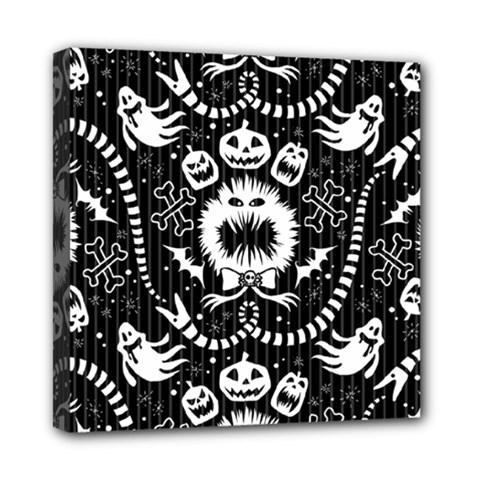 Wrapping Paper Nightmare Monster Sinister Helloween Ghost Mini Canvas 8  X 8 