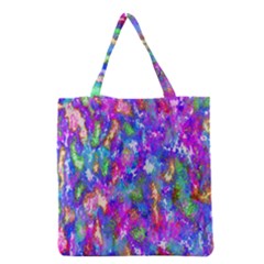 Abstract Trippy Bright Sky Space Grocery Tote Bag by Simbadda