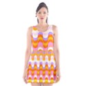 Dna Early Childhood Wave Chevron Rainbow Color Scoop Neck Skater Dress View1