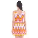 Dna Early Childhood Wave Chevron Rainbow Color Scoop Neck Skater Dress View2
