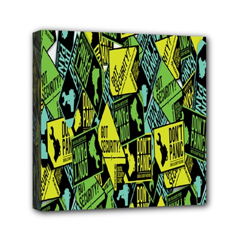 Don t Panic Digital Security Helpline Access Mini Canvas 6  X 6  by Alisyart