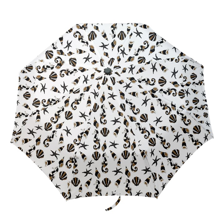 Seahorse pattern Folding Umbrellas