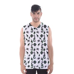 Seahorse pattern Men s Basketball Tank Top