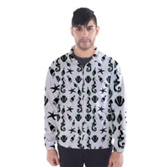 Seahorse Pattern Wind Breaker (men) by Valentinaart