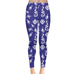 Seahorse Pattern Leggings  by Valentinaart