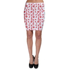 Seahorse Pattern Bodycon Skirt by Valentinaart