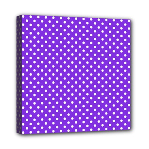 Polka Dots Mini Canvas 8  X 8  by Valentinaart