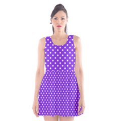 Polka Dots Scoop Neck Skater Dress by Valentinaart