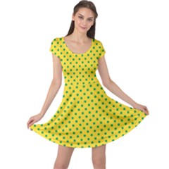 Polka dots Cap Sleeve Dresses