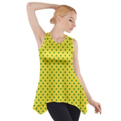 Polka dots Side Drop Tank Tunic