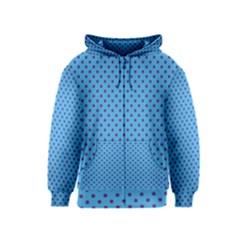 Polka Dots Kids  Zipper Hoodie by Valentinaart