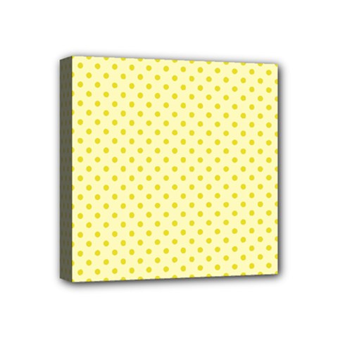 Polka Dots Mini Canvas 4  X 4  by Valentinaart