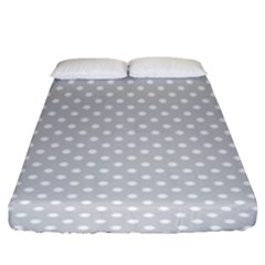 Polka Dots Fitted Sheet (king Size) by Valentinaart