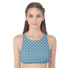 Polka Dots Tank Bikini Top