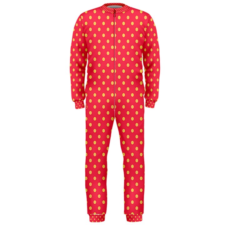 Polka dots OnePiece Jumpsuit (Men) 