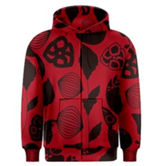 Congregation Of Floral Shades Pattern Men s Zipper Hoodie by Simbadda