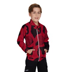 Congregation Of Floral Shades Pattern Wind Breaker (kids) by Simbadda