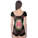 Fractal Plate Like Image In Pink Green And Other Colours Boyleg Leotard  View2