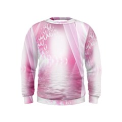 Realm Of Dreams Light Effect Abstract Background Kids  Sweatshirt by Simbadda