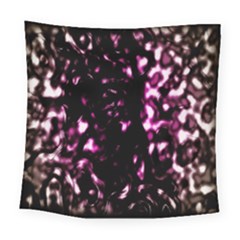 Background Structure Magenta Brown Square Tapestry (large) by Simbadda