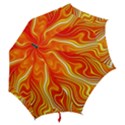 Fire Flames Abstract Background Hook Handle Umbrellas (Small) View2