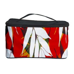 Leaves Pattern Background Pattern Cosmetic Storage Case by Simbadda