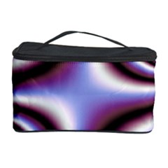 Fractal Background With Curves Created From Checkboard Cosmetic Storage Case by Simbadda