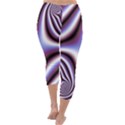 Fractal Background With Curves Created From Checkboard Capri Winter Leggings  View4