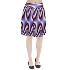 Fractal Background With Curves Created From Checkboard Pleated Skirt