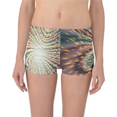 Vortex Glow Abstract Background Reversible Bikini Bottoms by Simbadda