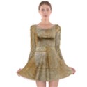 Texture Of Ceramic Tile Long Sleeve Skater Dress View1