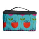 Tulips Floral Background Pattern Cosmetic Storage Case View1