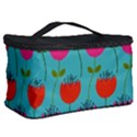 Tulips Floral Background Pattern Cosmetic Storage Case View2