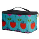 Tulips Floral Background Pattern Cosmetic Storage Case View3
