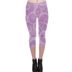 Pattern Capri Leggings 