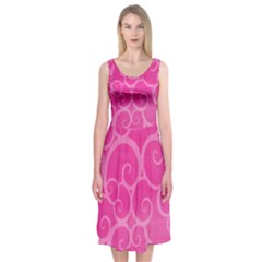 Pattern Midi Sleeveless Dress by Valentinaart