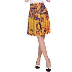 Floral pattern A-Line Skirt