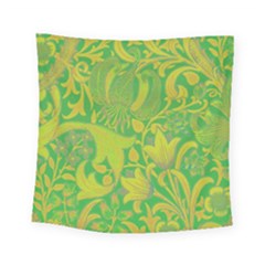 Floral Pattern Square Tapestry (small) by Valentinaart