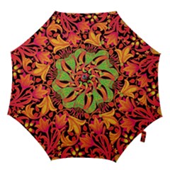 Floral Pattern Hook Handle Umbrellas (medium) by Valentinaart