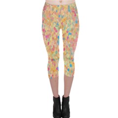 Multicolor Abstract Painting  Capri Leggings  by GabriellaDavid