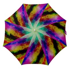 Colorful Abstract Paint Splats Background Straight Umbrellas by Simbadda
