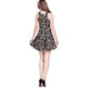 Black Grunge Skulls Pattern Sleeveless Skater Dress View2