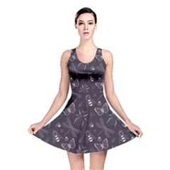 Insect Pattern Reversible Skater Dress