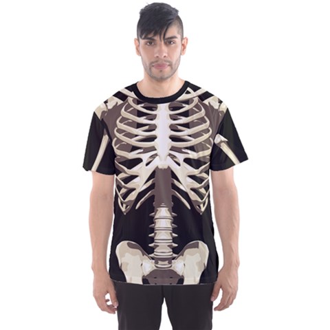 Faux Skeleton Men s Sport Mesh Tee by CoolDesigns