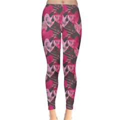 Heart Watercolor Leggings 