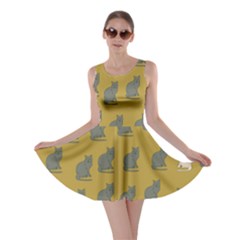 Olive Cat Skater Dress by CoolDesigns
