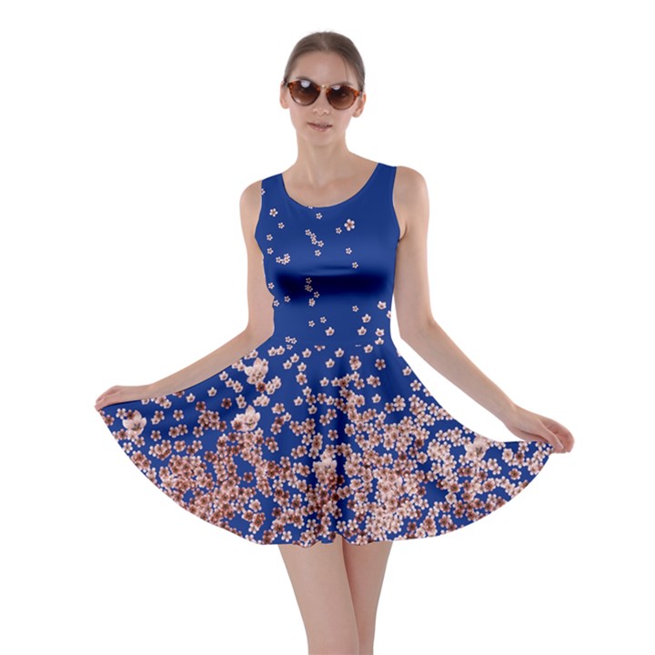 Blossom Blue Skater Dress
