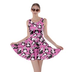 Pink Panda Skater Dress